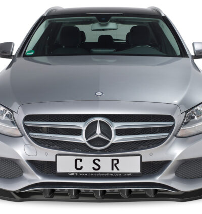 Lame de parechoc avant pour Mercedes-Benz Classe C W205 S205 V205 C205 A205 préfacelift (02/2014-04/2018) - Fabriqué en ABS (6 finitions au choix)