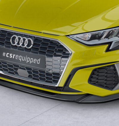 Lame de parechoc avant pour Audi S3 8Y toutes carrosseries (préfacelift) (2020-2024) - Fabriqué en ABS (6 finitions au choix)