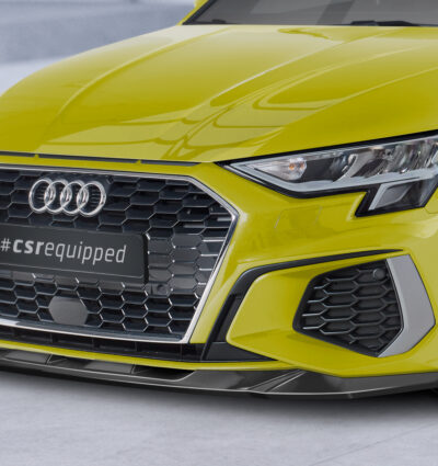 Lame de parechoc avant pour Audi S3 8Y toutes carrosseries (préfacelift) (2020-2024) - Fabriqué en ABS (6 finitions au choix)
