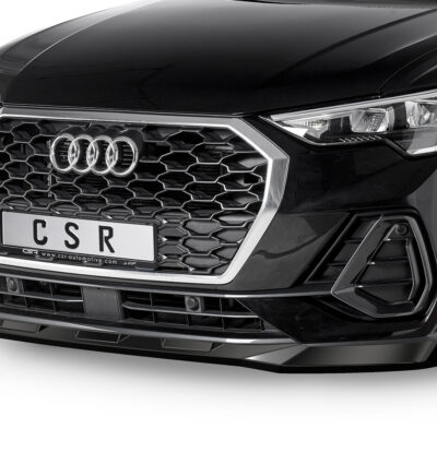Lame de parechoc avant pour Audi Q3 (Typ F3) Sportback finition de base et S-Line (depuis 2019) - Fabriqué en ABS (6 finitions au choix)