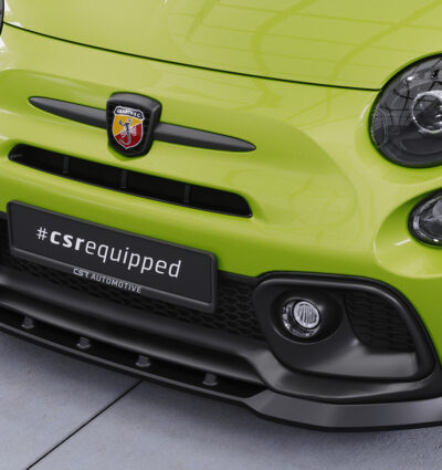 Lame de parechoc avant pour Fiat Abarth 595 toutes carrosseries (facelift) (depuis 2016) - Fabriqué en ABS (6 finitions au choix)