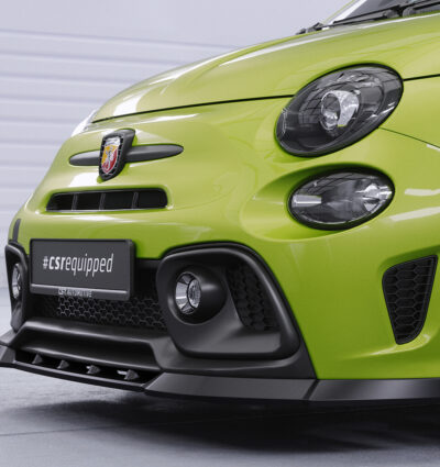 Lame de parechoc avant pour Fiat Abarth 595 toutes carrosseries (facelift) (depuis 2016) - Fabriqué en ABS (6 finitions au choix)