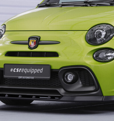 Lame de parechoc avant pour Fiat Abarth 595 toutes carrosseries (facelift) (depuis 2016) - Fabriqué en ABS (6 finitions au choix)
