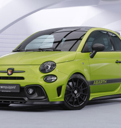 Lame de parechoc avant pour Fiat Abarth 595 toutes carrosseries (facelift) (depuis 2016) - Fabriqué en ABS (6 finitions au choix)