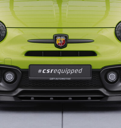 Lame de parechoc avant pour Fiat Abarth 595 toutes carrosseries (facelift) (depuis 2016) - Fabriqué en ABS (6 finitions au choix)