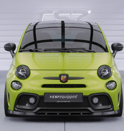 Lame de parechoc avant pour Fiat Abarth 595 toutes carrosseries (facelift) (depuis 2016) - Fabriqué en ABS (6 finitions au choix)