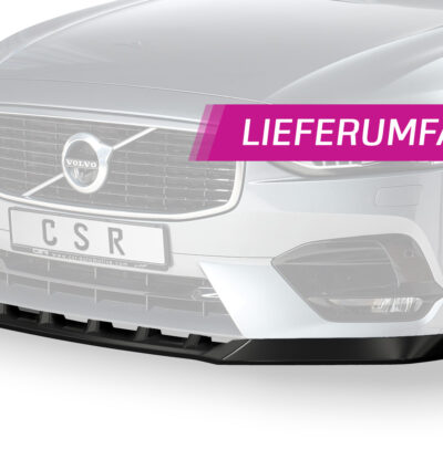 Lame de parechoc avant pour Volvo S90 toutes carrosseries préfacelift (2016-02/2020) - Fabriqué en ABS (6 finitions au choix)
