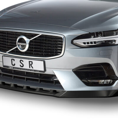 Lame de parechoc avant pour Volvo S90 toutes carrosseries préfacelift (2016-02/2020) - Fabriqué en ABS (6 finitions au choix)