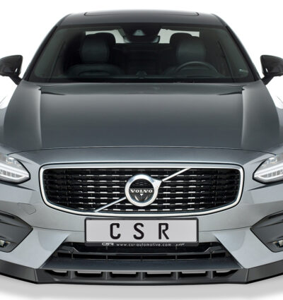 Lame de parechoc avant pour Volvo S90 toutes carrosseries préfacelift (2016-02/2020) - Fabriqué en ABS (6 finitions au choix)