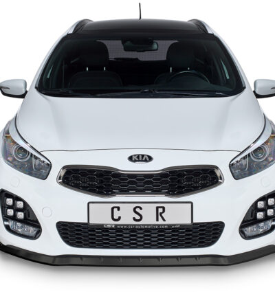 Lame de parechoc avant pour Kia Ceed (JD) GT-Line (04/2012-2018) - Fabriqué en ABS (6 finitions au choix)