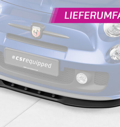 Lame de parechoc avant pour Fiat Abarth 595 toutes carrosseries (préfacelift) (2012-2015) - Fabriqué en ABS (6 finitions au choix)
