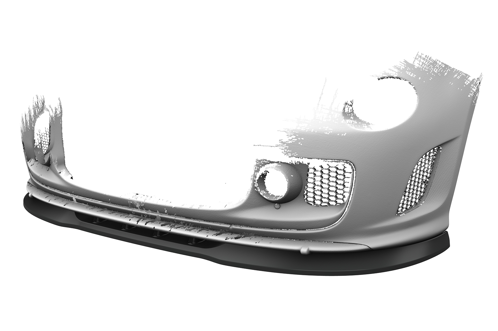 Lame de parechoc avant pour Fiat Abarth 595 toutes carrosseries (préfacelift) (2012-2015) - Fabriqué en ABS (6 finitions au choix)