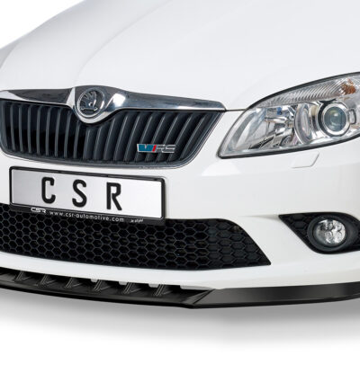 Lame de parechoc avant pour Skoda Fabia 2 (Typ 5J) RS (2010-2014) - Fabriqué en ABS (6 finitions au choix)
