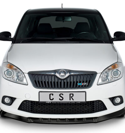 Lame de parechoc avant pour Skoda Fabia 2 (Typ 5J) RS (2010-2014) - Fabriqué en ABS (6 finitions au choix)