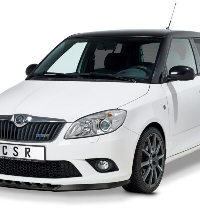 Lame de parechoc avant pour Skoda Fabia 2 (Typ 5J) RS (2010-2014) - Fabriqué en ABS (6 finitions au choix)