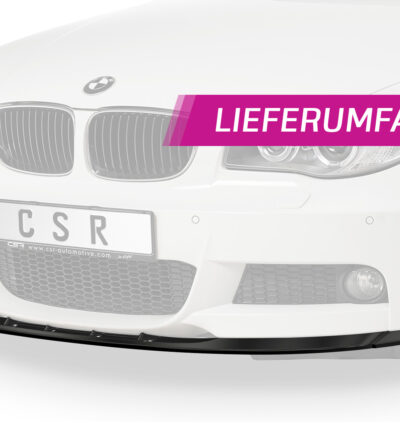 Lame de parechoc avant pour BMW Série 1 E82 / E88 coupé et cabriolet (facelift) avec Pack M (10/2007-10/2013) - Fabriqué en ABS (6 finitions au choix)