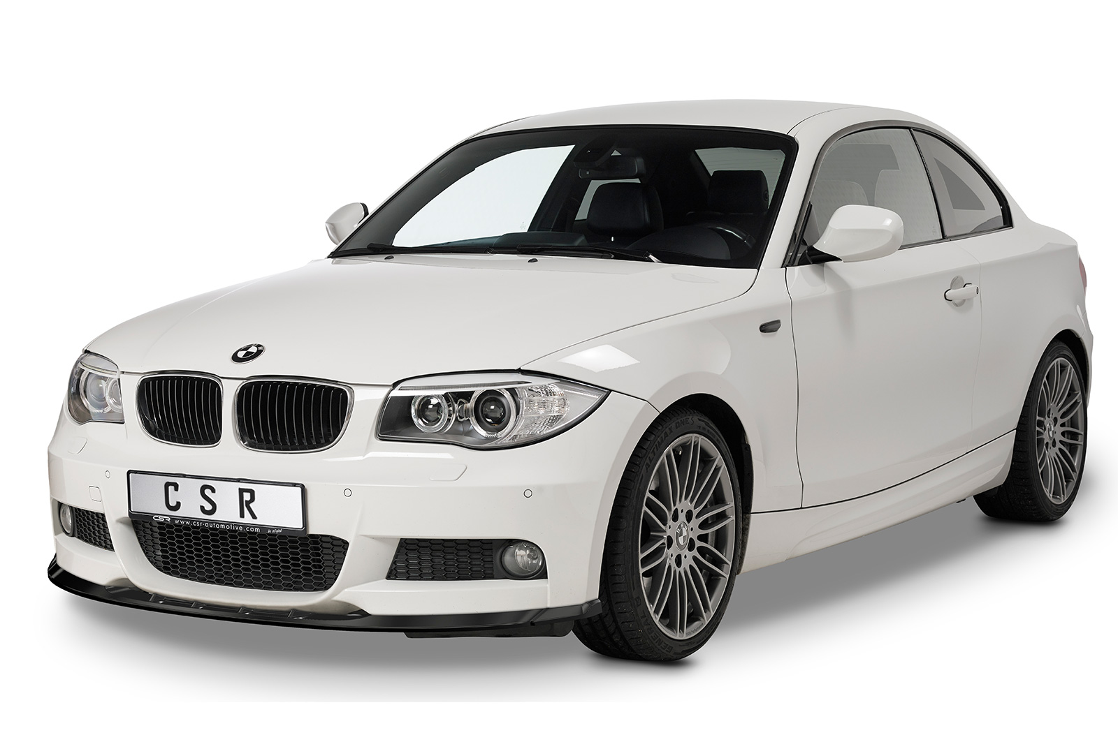 Lame de parechoc avant pour BMW Série 1 E82 / E88 coupé et cabriolet (facelift) avec Pack M (10/2007-10/2013) - Fabriqué en ABS (6 finitions au choix)