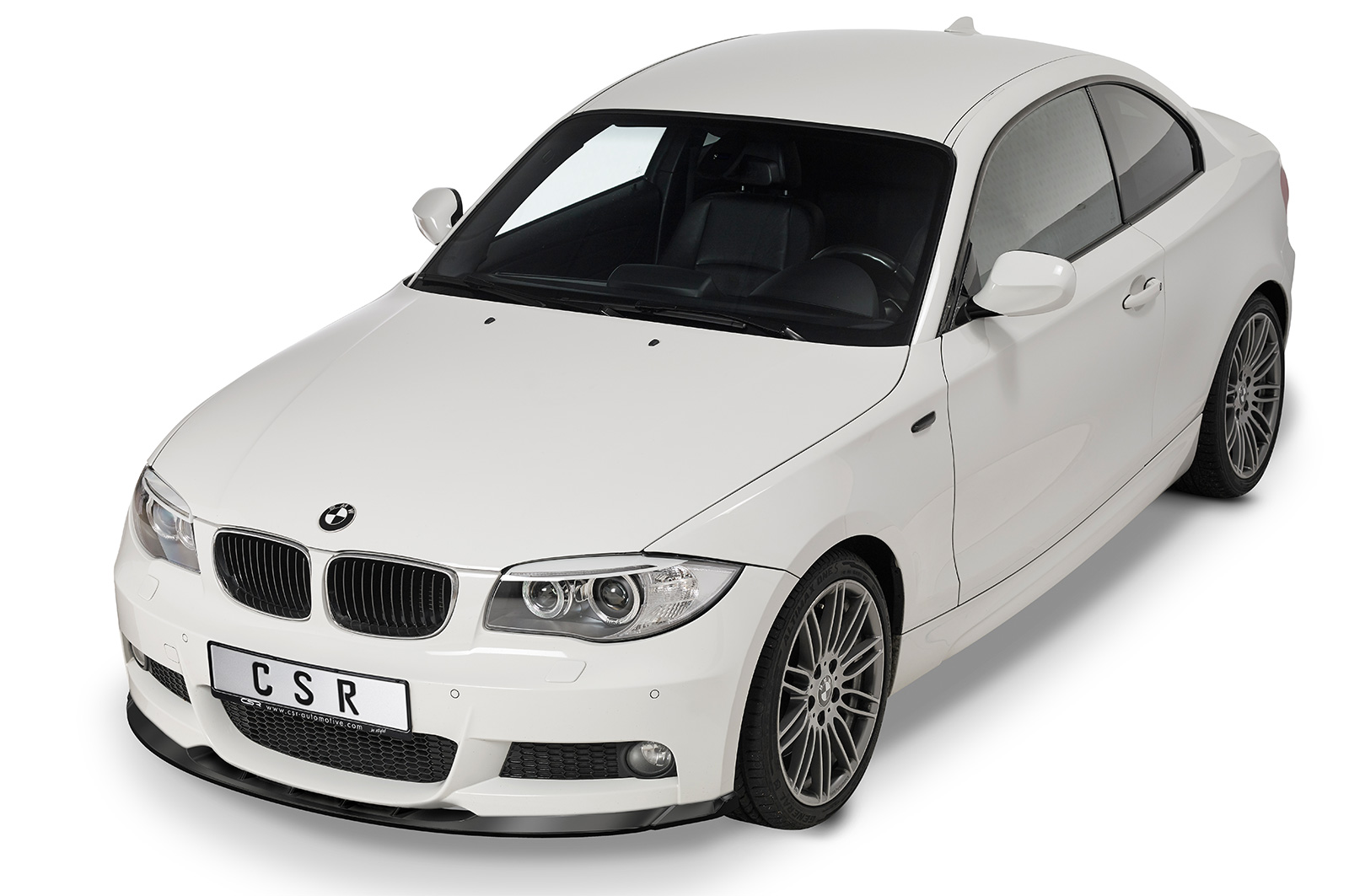 Lame de parechoc avant pour BMW Série 1 E82 / E88 coupé et cabriolet (facelift) avec Pack M (10/2007-10/2013) - Fabriqué en ABS (6 finitions au choix)