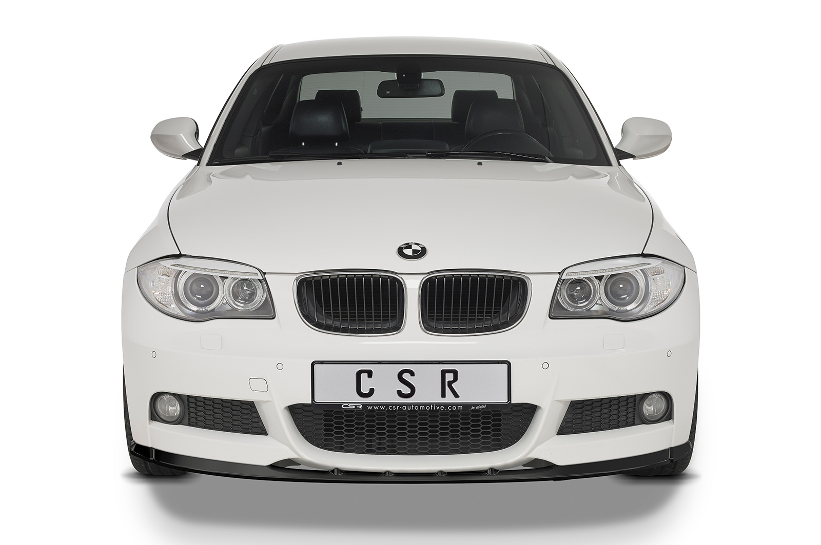 Lame de parechoc avant pour BMW Série 1 E82 / E88 coupé et cabriolet (facelift) avec Pack M (10/2007-10/2013) - Fabriqué en ABS (6 finitions au choix)
