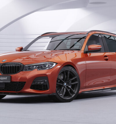 Lame de parechoc avant pour BMW Série 3 G20 / G21 berline et break avec Pack M (depuis 2019) - Fabriqué en ABS (6 finitions au choix)