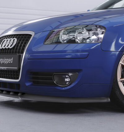 Lame de parechoc avant pour Audi A3 (8P / 8PA) toutes carrosseries (préfacelift) (2005-2008) - Fabriqué en ABS (6 finitions au choix)
