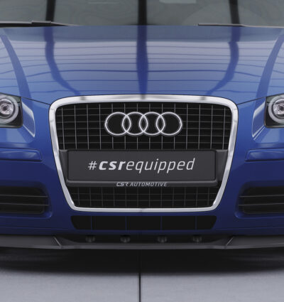 Lame de parechoc avant pour Audi A3 (8P / 8PA) toutes carrosseries (préfacelift) (2005-2008) - Fabriqué en ABS (6 finitions au choix)