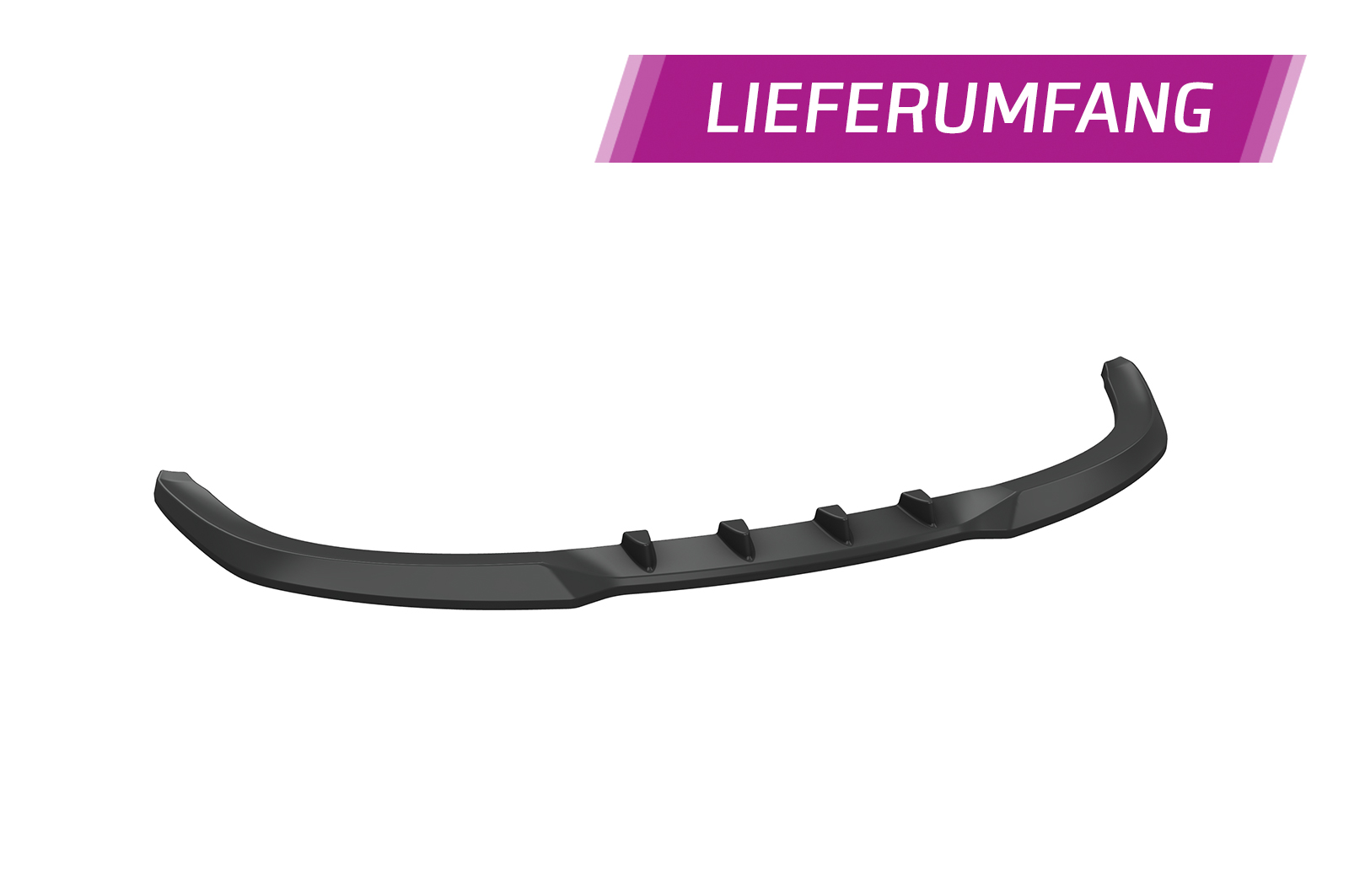 Lame de parechoc avant pour Audi A3 (8P / 8PA) toutes carrosseries (préfacelift) (2005-2008) - Fabriqué en ABS (6 finitions au choix)
