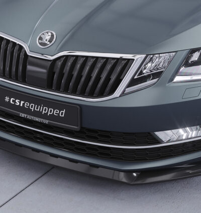 Lame de parechoc avant pour Skoda Octavia III (Typ 5E) toutes carrosseries (2016-2019) - Fabriqué en ABS (6 finitions au choix)