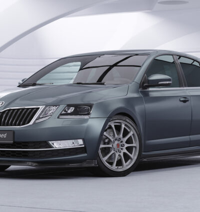 Lame de parechoc avant pour Skoda Octavia III (Typ 5E) toutes carrosseries (2016-2019) - Fabriqué en ABS (6 finitions au choix)