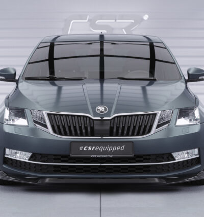 Lame de parechoc avant pour Skoda Octavia III (Typ 5E) toutes carrosseries (2016-2019) - Fabriqué en ABS (6 finitions au choix)