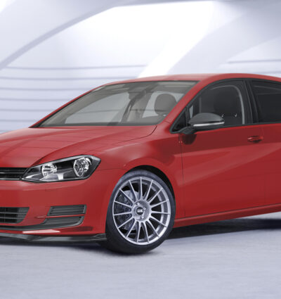 Lame de parechoc avant pour VW Golf 7 finition de base (préfacelift) (08/2012-2017) - Fabriqué en ABS (6 finitions au choix)
