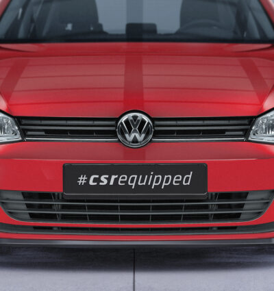 Lame de parechoc avant pour VW Golf 7 finition de base (préfacelift) (08/2012-2017) - Fabriqué en ABS (6 finitions au choix)