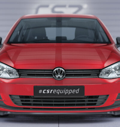 Lame de parechoc avant pour VW Golf 7 finition de base (préfacelift) (08/2012-2017) - Fabriqué en ABS (6 finitions au choix)