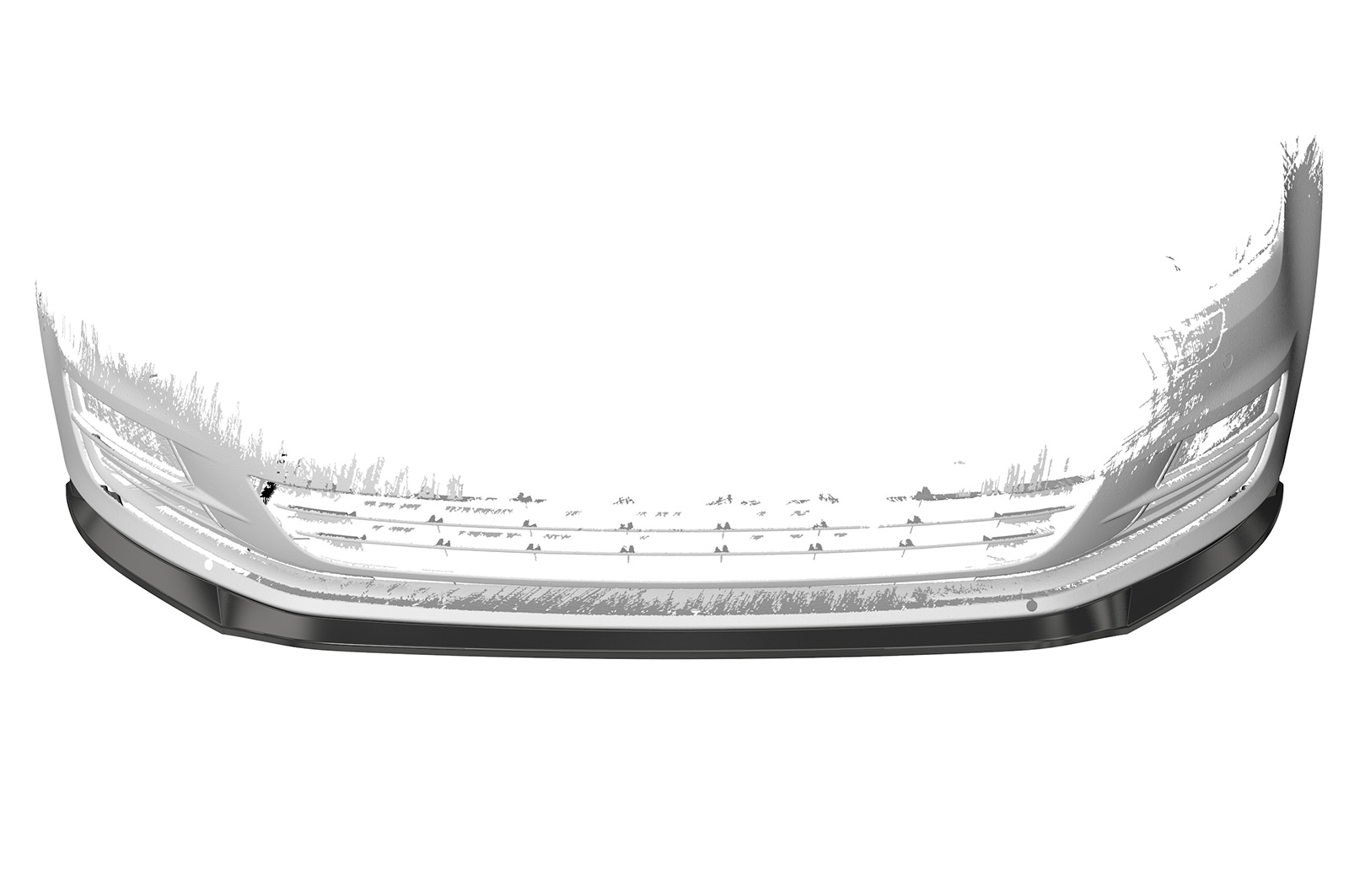 Lame de parechoc avant pour VW Golf 7 finition de base (préfacelift) (08/2012-2017) - Fabriqué en ABS (6 finitions au choix)