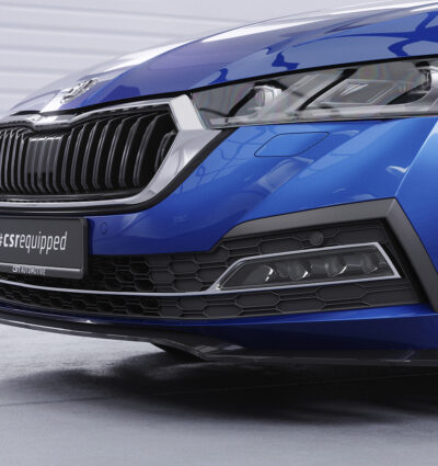 Lame de parechoc avant pour Skoda Octavia IV finition de base (depuis 2019) - Fabriqué en ABS (6 finitions au choix)