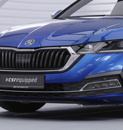 Lame de parechoc avant pour Skoda Octavia IV finition de base (depuis 2019) - Fabriqué en ABS (6 finitions au choix)