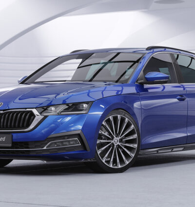 Lame de parechoc avant pour Skoda Octavia IV finition de base (depuis 2019) - Fabriqué en ABS (6 finitions au choix)