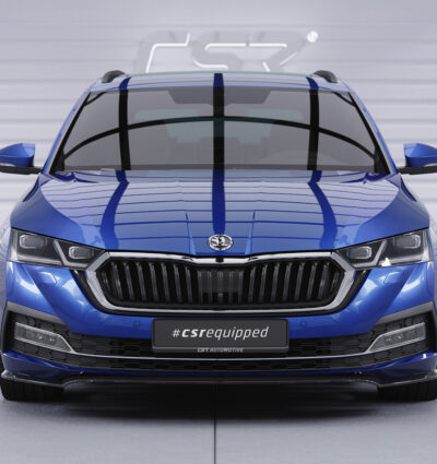 Lame de parechoc avant pour Skoda Octavia IV finition de base (depuis 2019) - Fabriqué en ABS (6 finitions au choix)