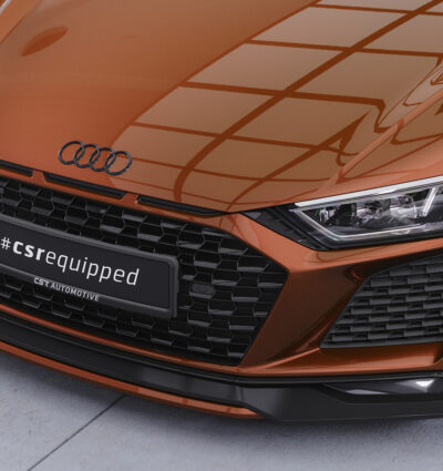 Lame de parechoc avant pour Audi R8 (Typ 4S) toutes carrosseries facelift (depuis 03/2019) - Fabriqué en ABS (6 finitions au choix)