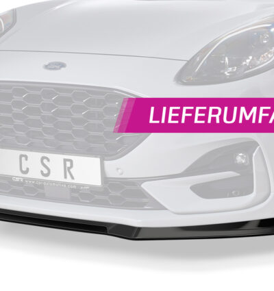 Lame de parechoc avant pour Ford Puma ST-Line / ST-Line X / ST-Line Vignale (depuis 2019) - Fabriqué en ABS (6 finitions au choix)