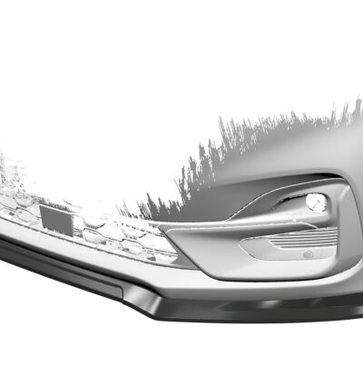 Lame de parechoc avant pour Ford Puma ST-Line / ST-Line X / ST-Line Vignale (depuis 2019) - Fabriqué en ABS (6 finitions au choix)