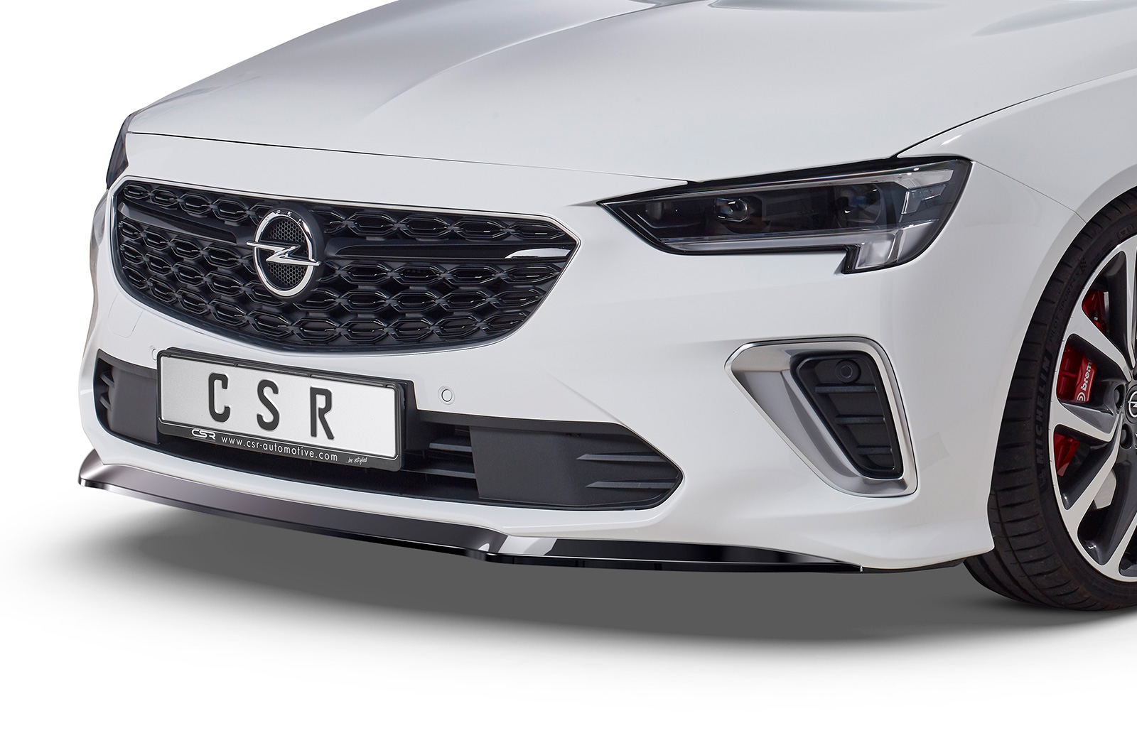 Lame de parechoc avant pour Opel Insignia B GSI (depuis 02/2020) - Fabriqué en ABS (6 finitions au choix)
