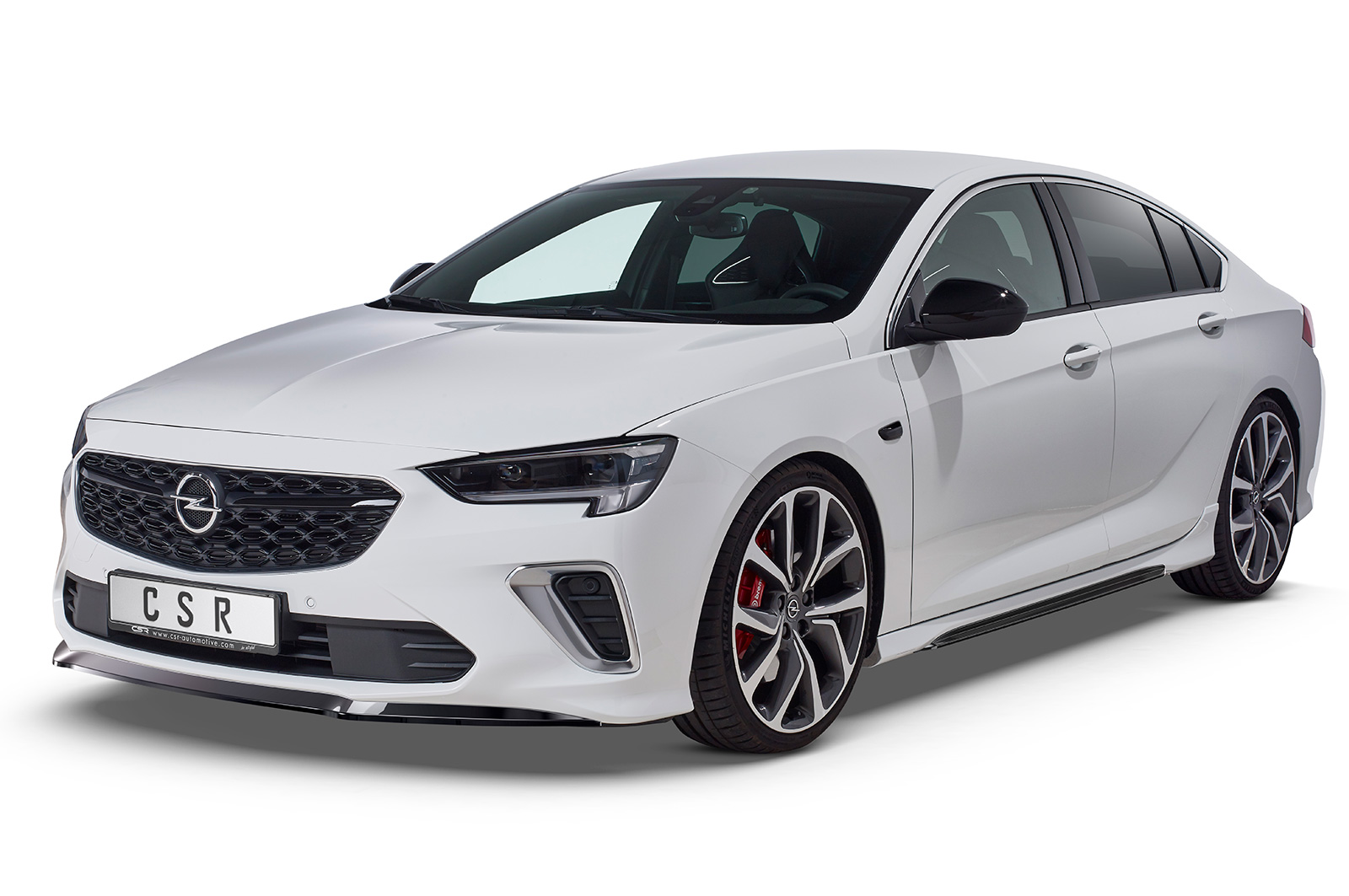 Lame de parechoc avant pour Opel Insignia B GSI (depuis 02/2020) - Fabriqué en ABS (6 finitions au choix)
