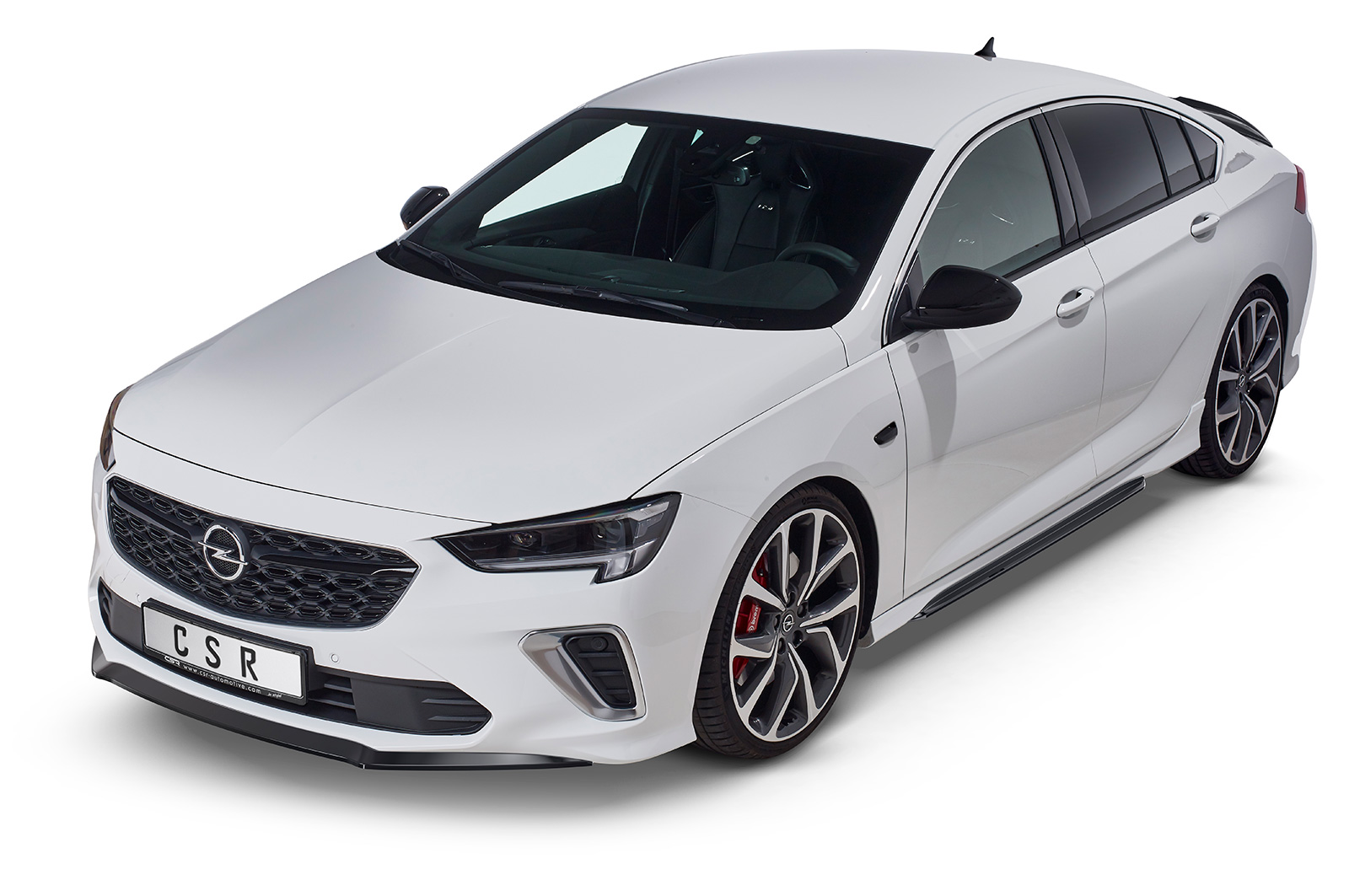 Lame de parechoc avant pour Opel Insignia B GSI (depuis 02/2020) - Fabriqué en ABS (6 finitions au choix)