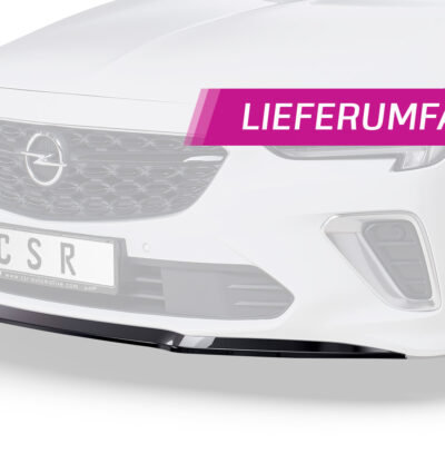 Lame de parechoc avant pour Opel Insignia B GSI (depuis 02/2020) - Fabriqué en ABS (6 finitions au choix)