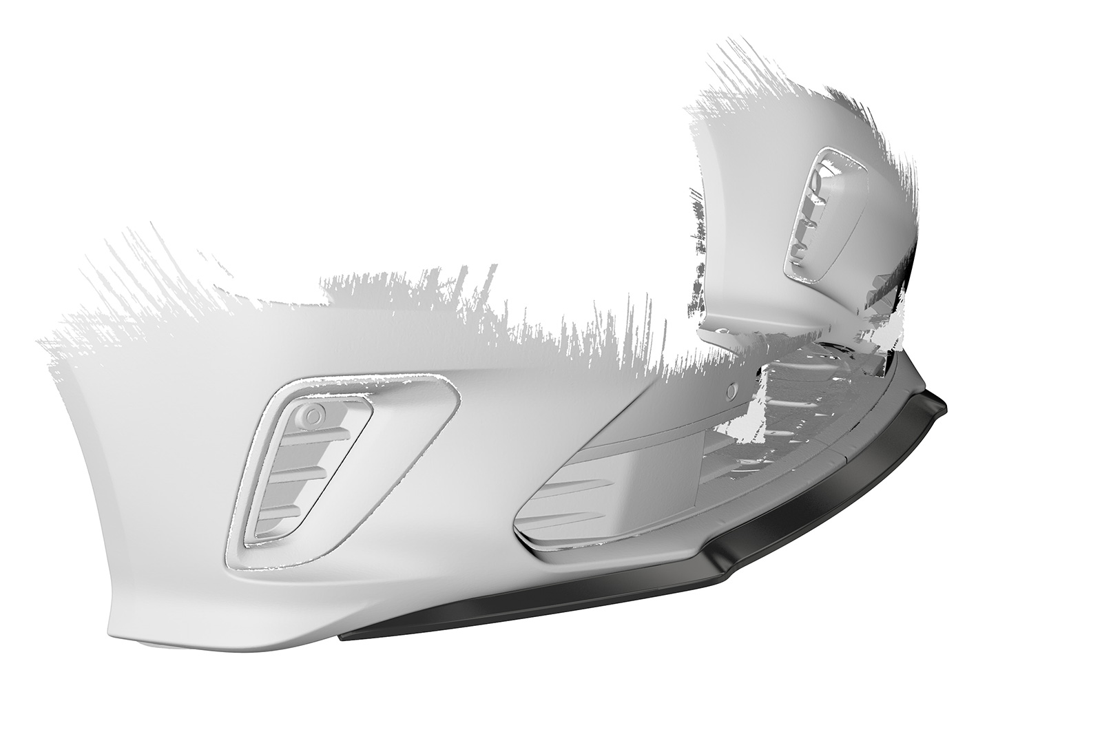 Lame de parechoc avant pour Opel Insignia B GSI (depuis 02/2020) - Fabriqué en ABS (6 finitions au choix)