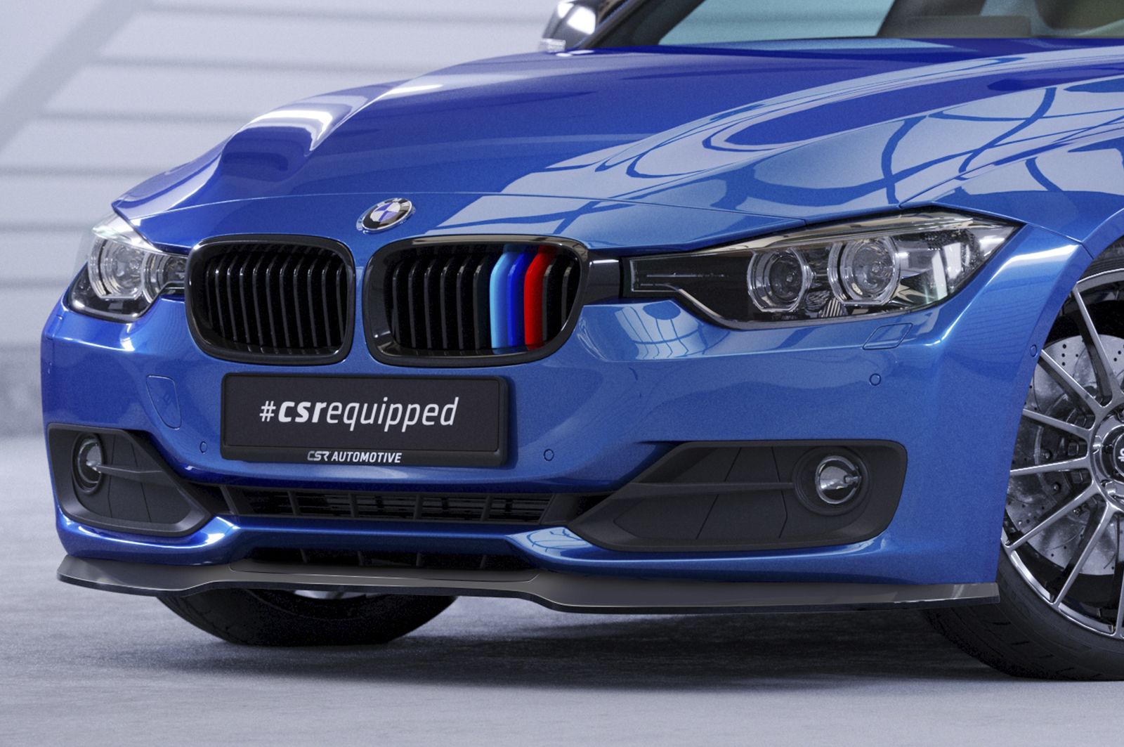 Lame de parechoc avant pour BMW Série 3 F30 / F31 préfacelift (préfacelift) (10/2011-06/2015) - Fabriqué en ABS (6 finitions au choix)