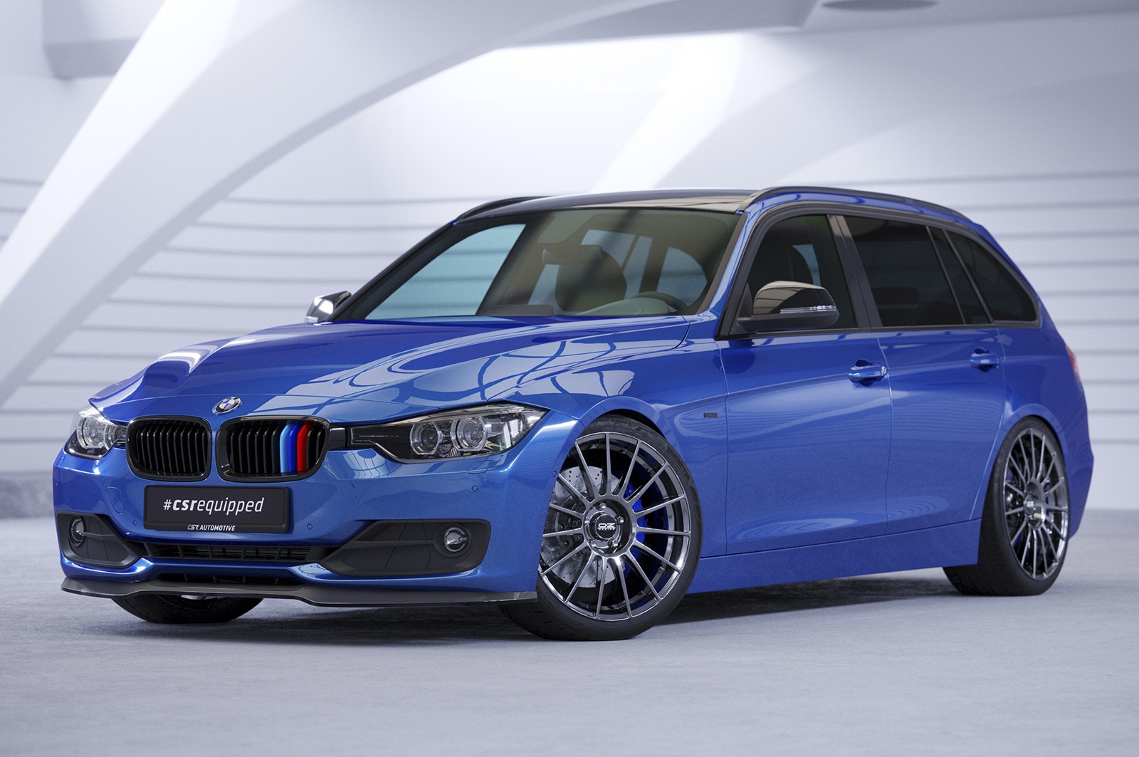 Lame de parechoc avant pour BMW Série 3 F30 / F31 préfacelift (préfacelift) (10/2011-06/2015) - Fabriqué en ABS (6 finitions au choix)