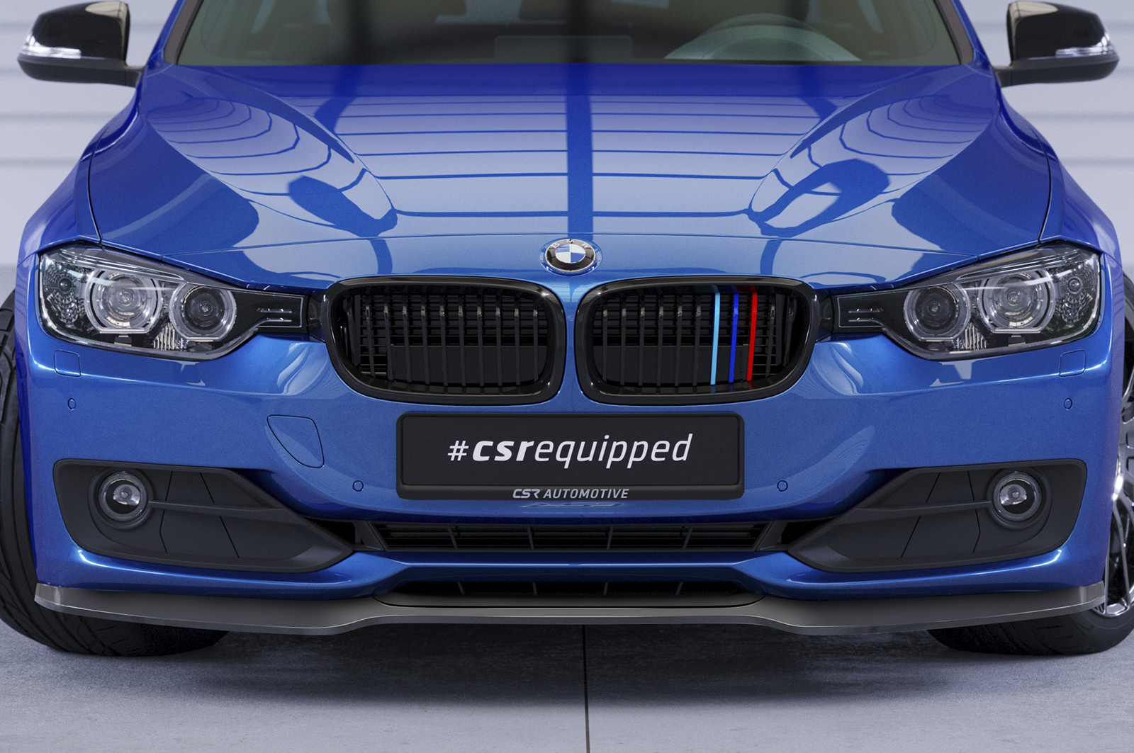 Lame de parechoc avant pour BMW Série 3 F30 / F31 préfacelift (préfacelift) (10/2011-06/2015) - Fabriqué en ABS (6 finitions au choix)