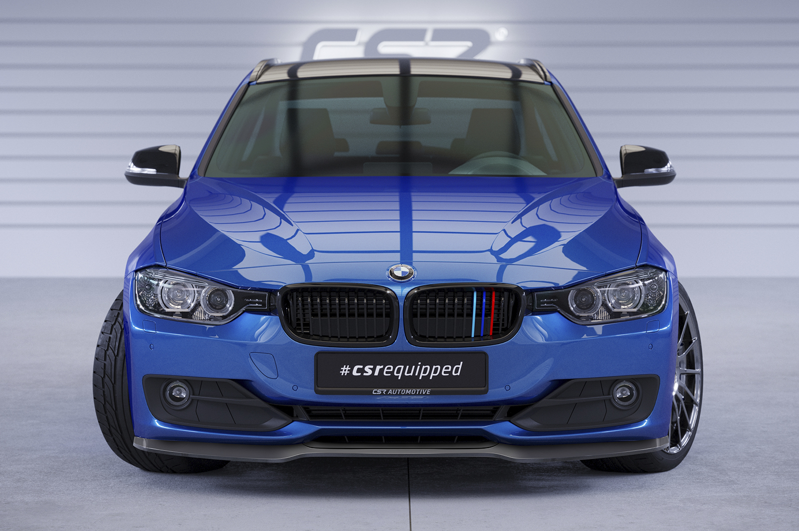 Lame de parechoc avant pour BMW Série 3 F30 / F31 préfacelift (préfacelift) (10/2011-06/2015) - Fabriqué en ABS (6 finitions au choix)